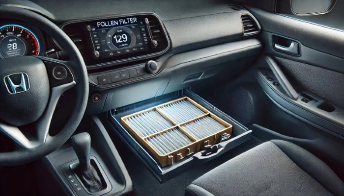 Honda Civic Polen Filtresi Nerede?
