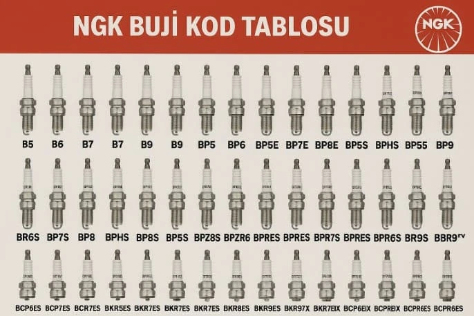 Ngk Buji Kod Tablosu