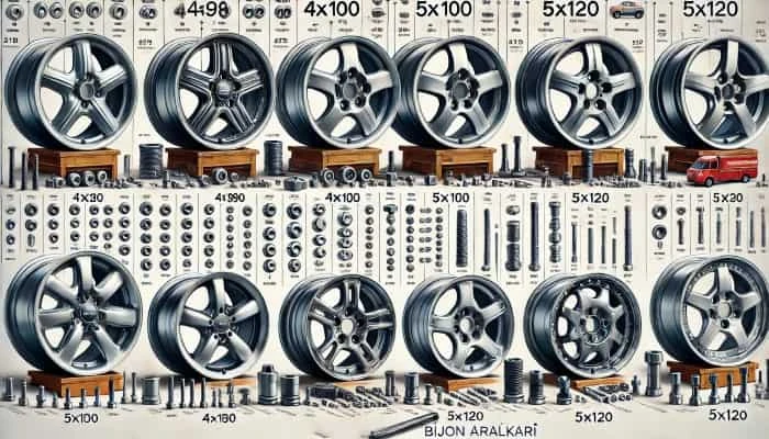 Tüm Araçların Bijon Aralıkları