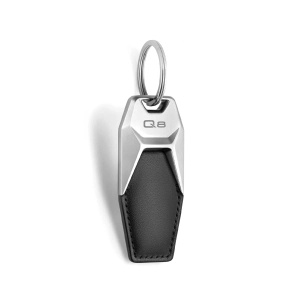 Audi Sport Q8 Metal-Deri Anahtarlık