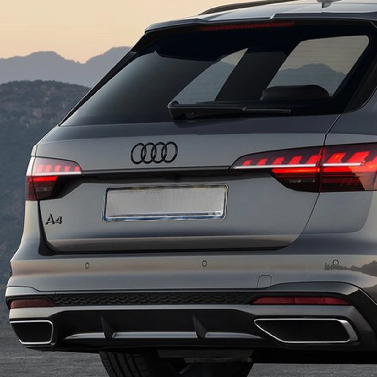 Audi Sport Rings Audi Amblemi - Siyah ( Bagaj Arkası)