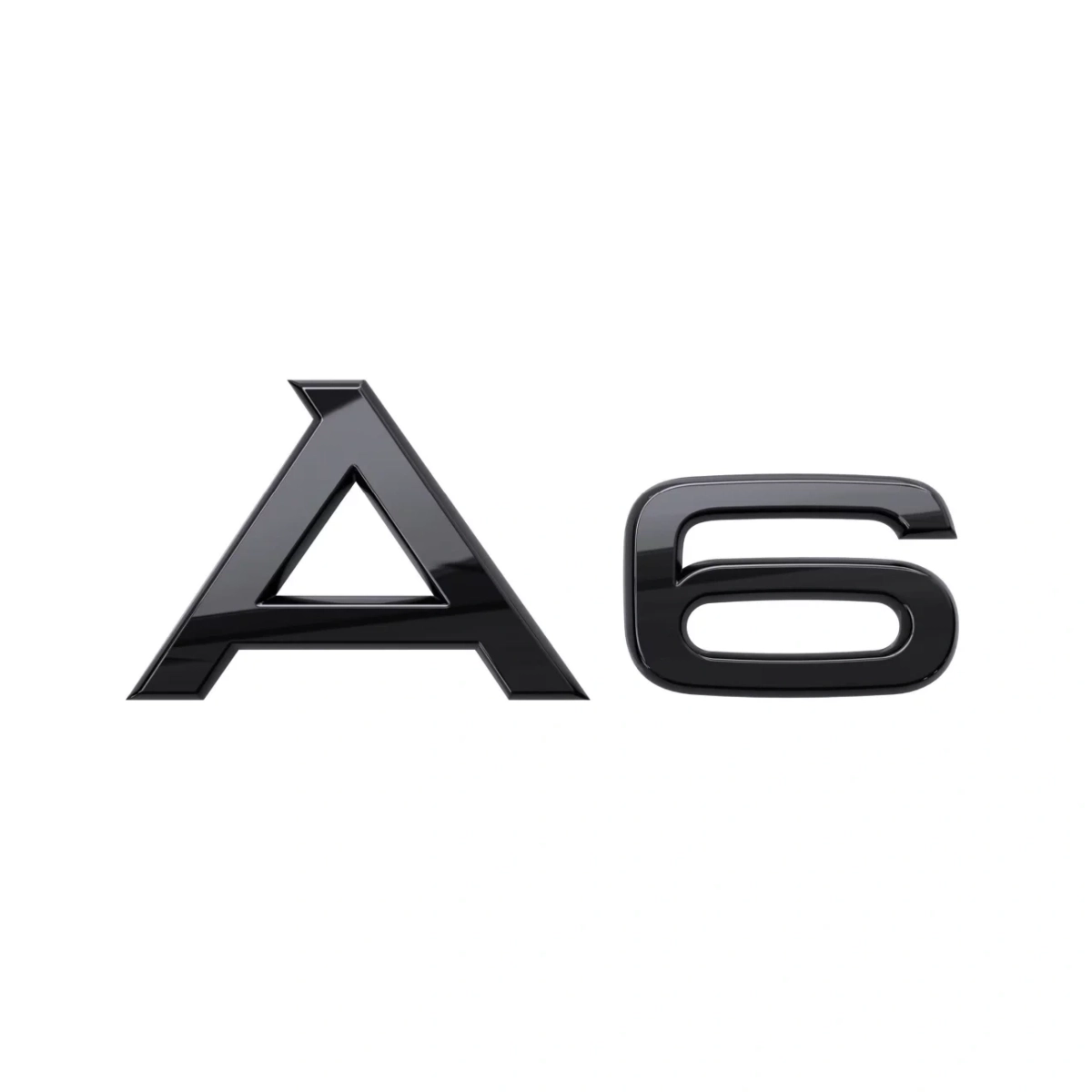 Audi Sport A6 Bagaj Amblemi - Siyah
