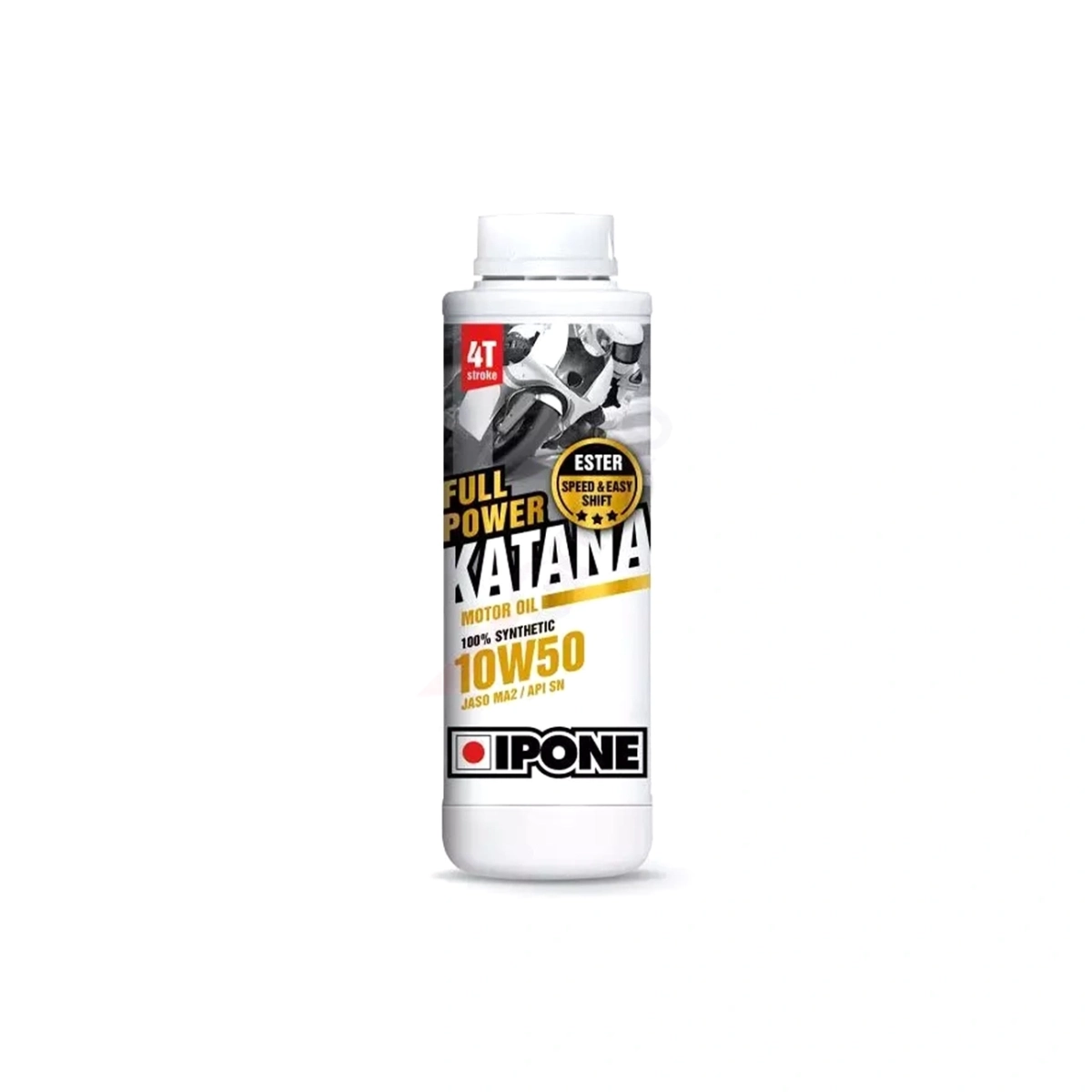 IPONE Full Power Katana 15W-50 4T Motosiklet Yağı - %100 Sentetik Ester - 1 Lt