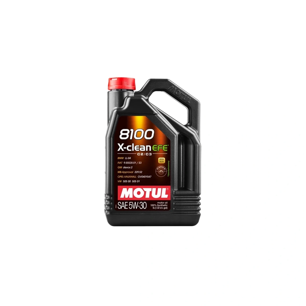 Motul 8100 X-CLEAN EFE 5W-30 Motor Yağı - %100 Sentetik - 5 Lt