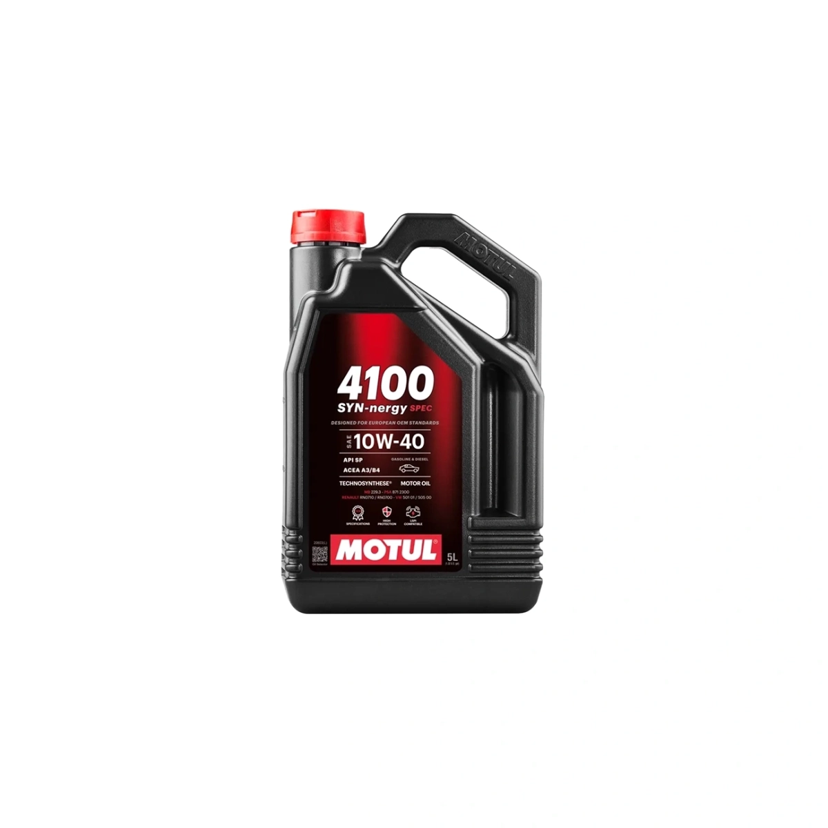 Motul 4100 Synergy Spec 10W-40 Motor Yağı - Yarı Sentetik - 5 Lt