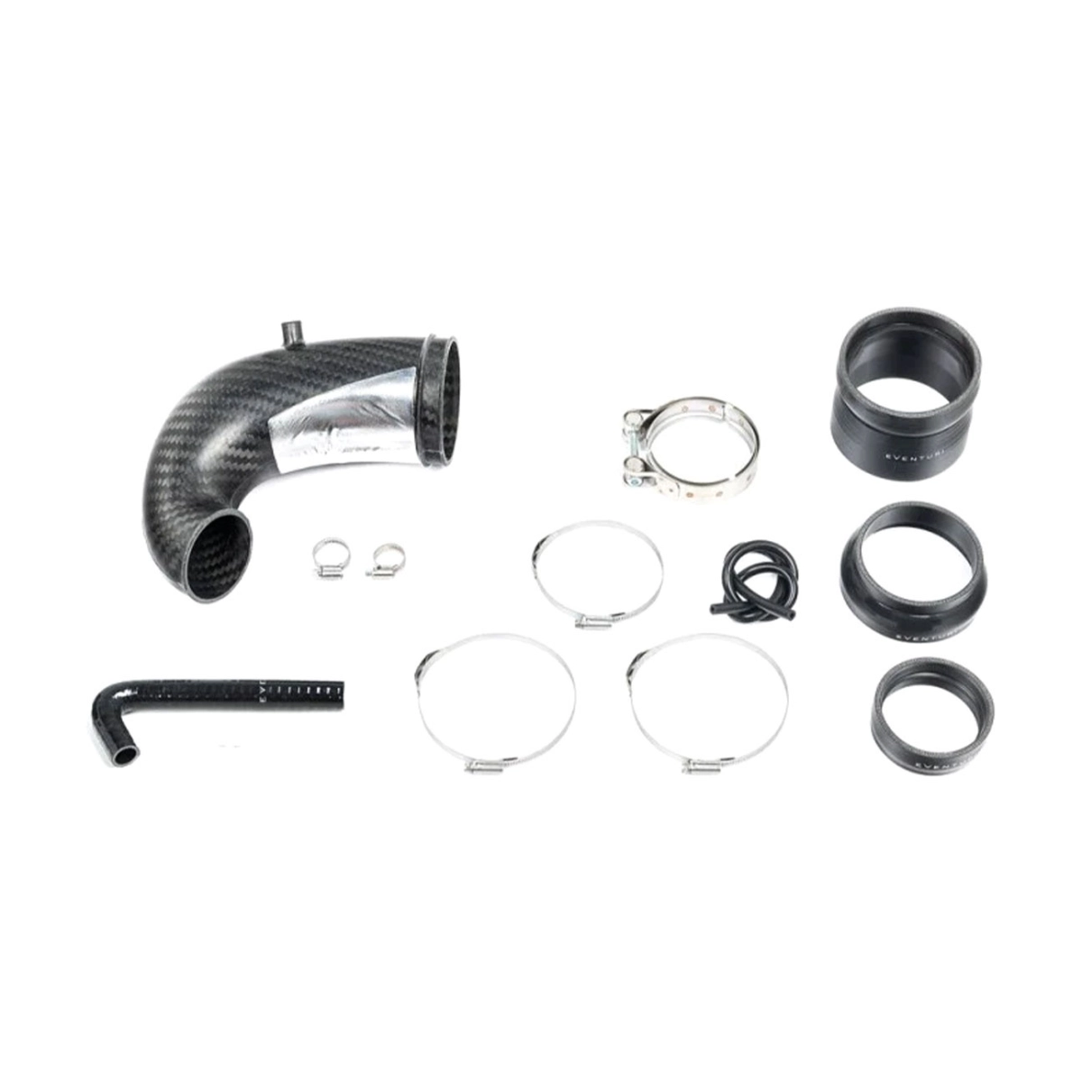 Eventuri Karbon Fiber Turbo Inlet Pipe (No Flance) - Audi TTRS Gen 2