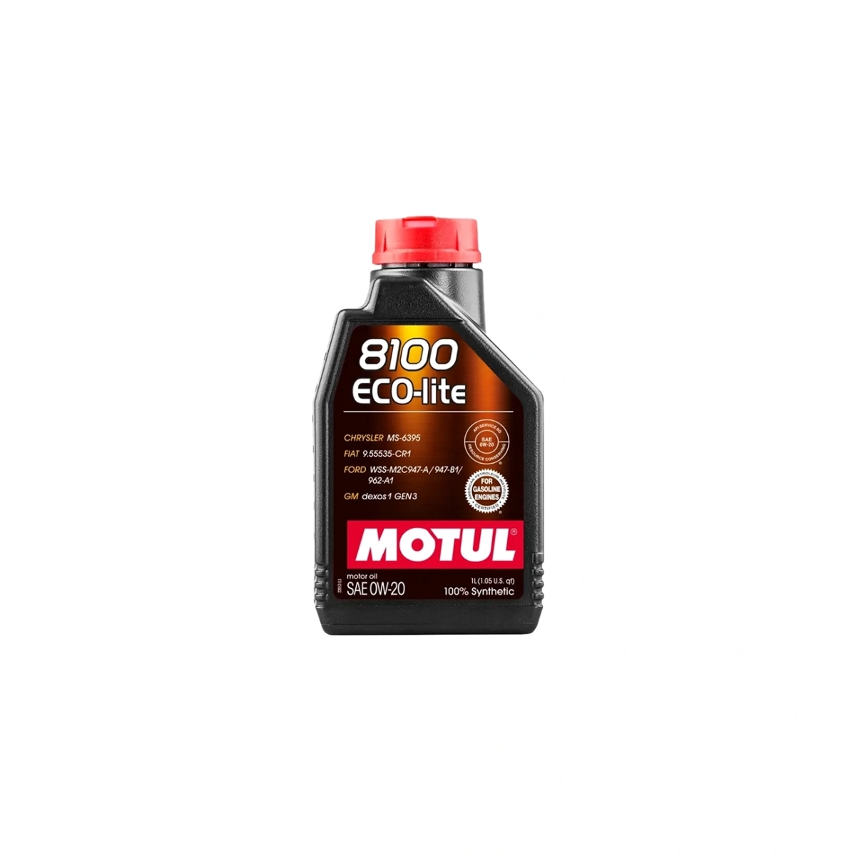 Motul 8100 Eco-Lite 0W-20 Motor Yağı - %100 Sentetik - 1 Lt