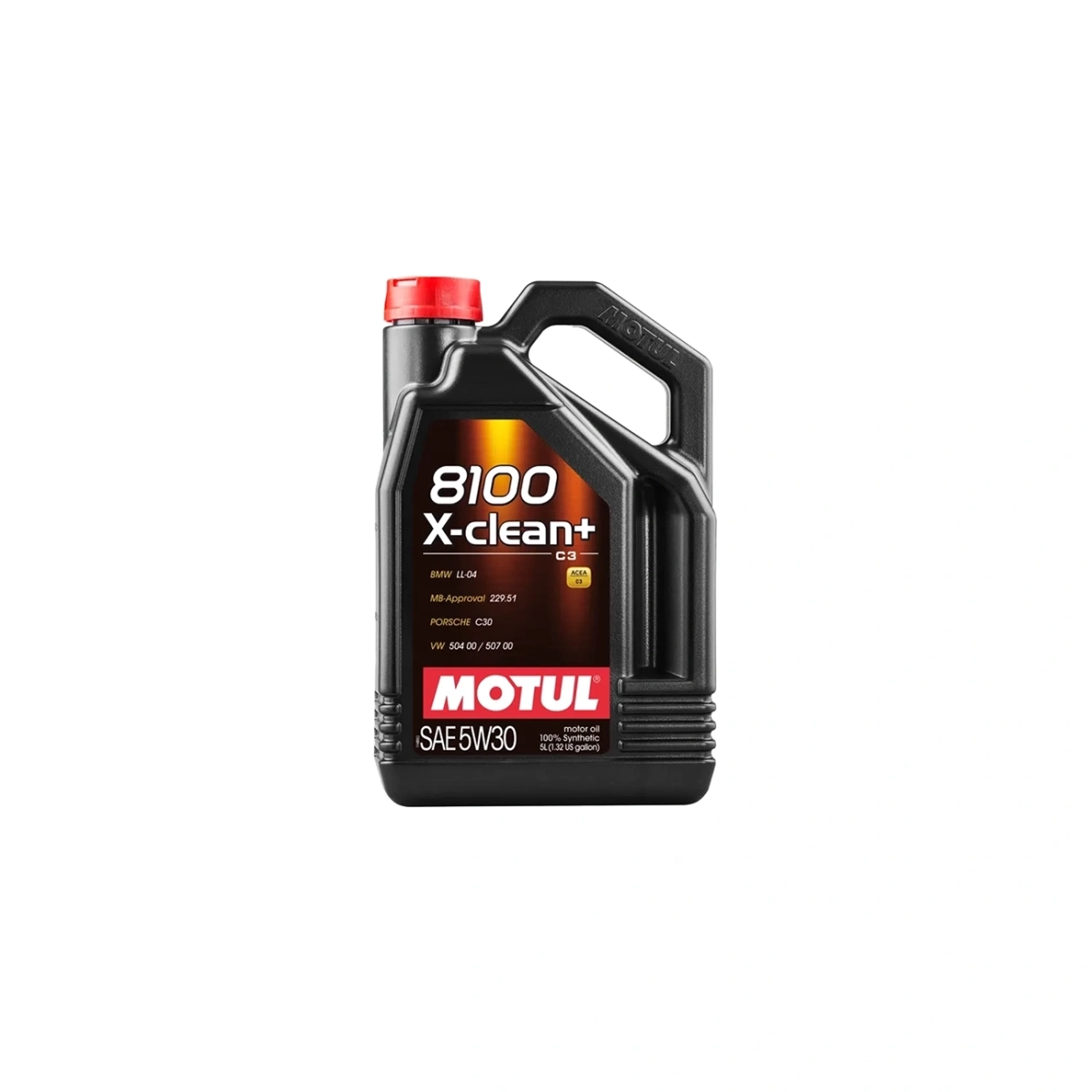 Motul 8100 X-CLEAN+ 5W-30 Motor Yağı - %100 Sentetik - 5 Lt