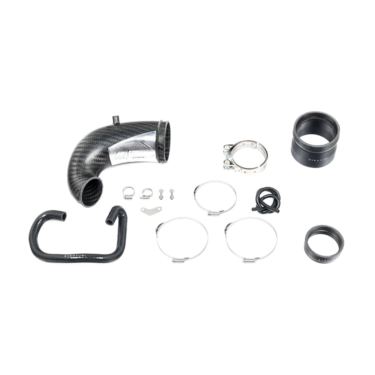 Eventuri Karbon Fiber Turbo Inlet Pipe (No Flance) - Audi RS3