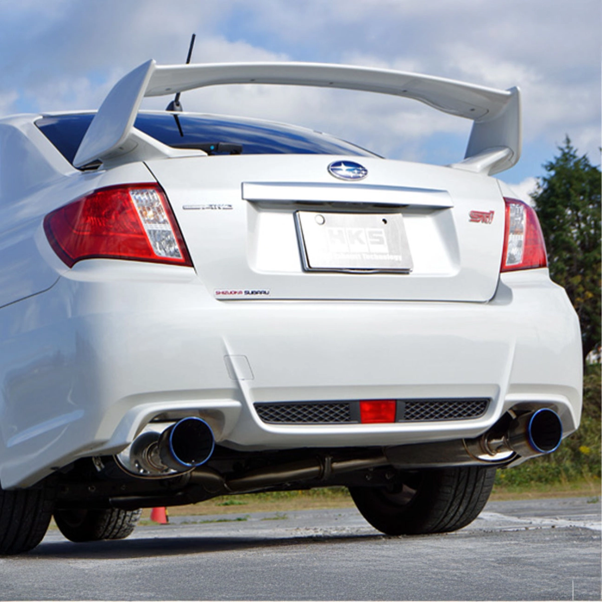 HKS Ehaust System Super Turbo Muffler - Subaru Impreza WRX STI (GVB/GVF) - 2010-2014