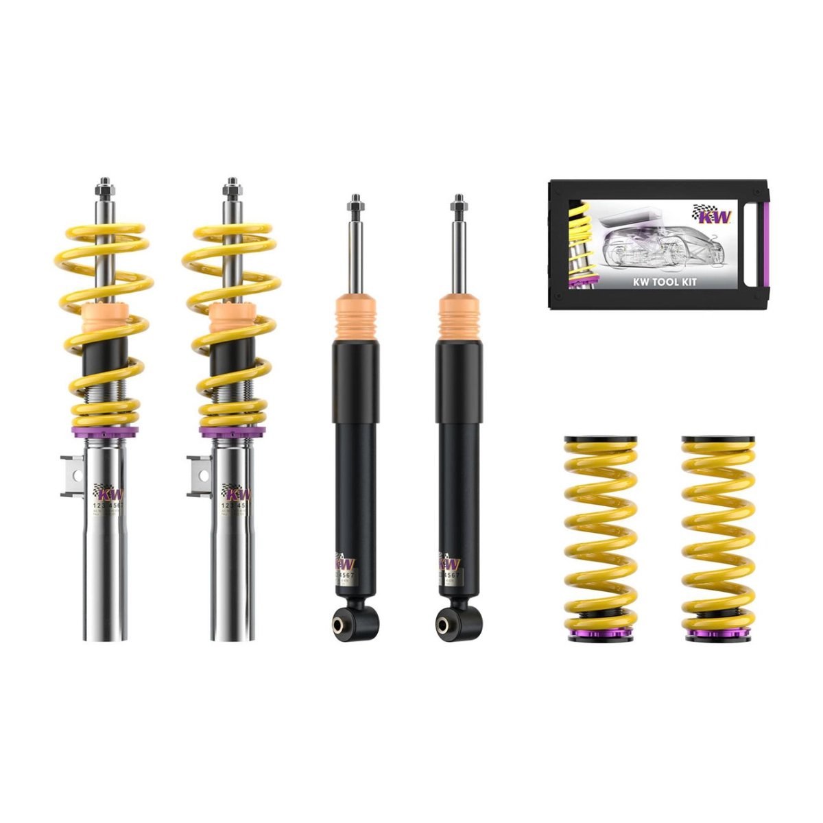 KW V1 Yükseklik Ayarlı Coilover- Volkswagen Caddy 2.0 TDI 2025