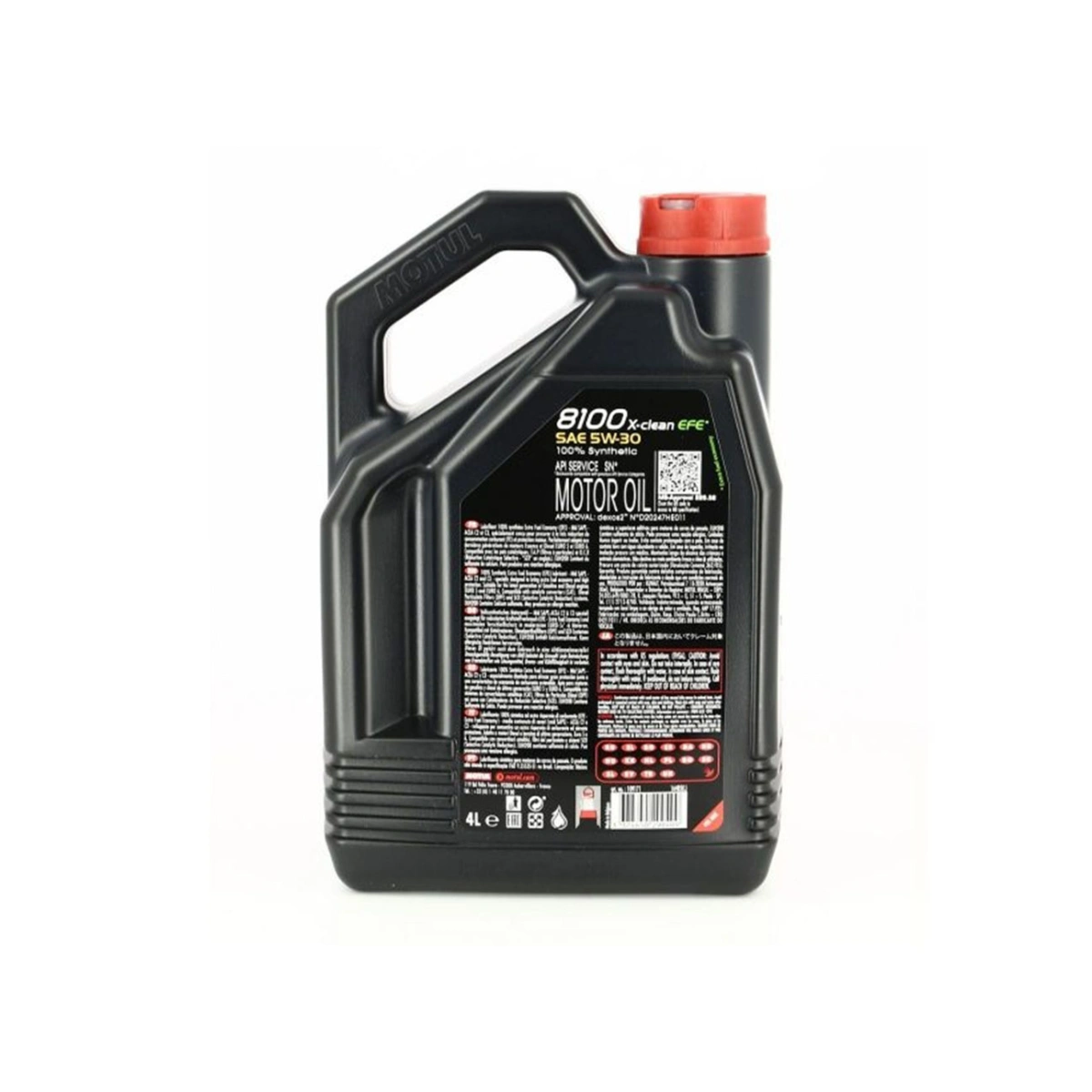 Motul 8100 X-Clean EFE 5W-30 %100 Sentetik Motor Yağı - 4 Lt ( Üretim Yılı: 2025 )
