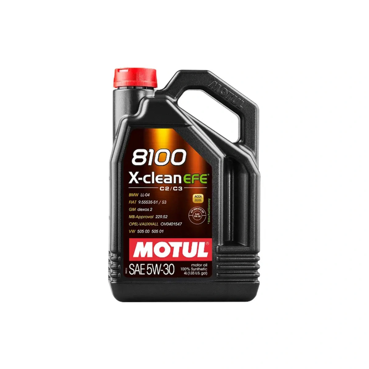 Motul 8100 X-Clean EFE 5W-30 %100 Sentetik Motor Yağı - 4 Lt ( Üretim Yılı: 2025 )