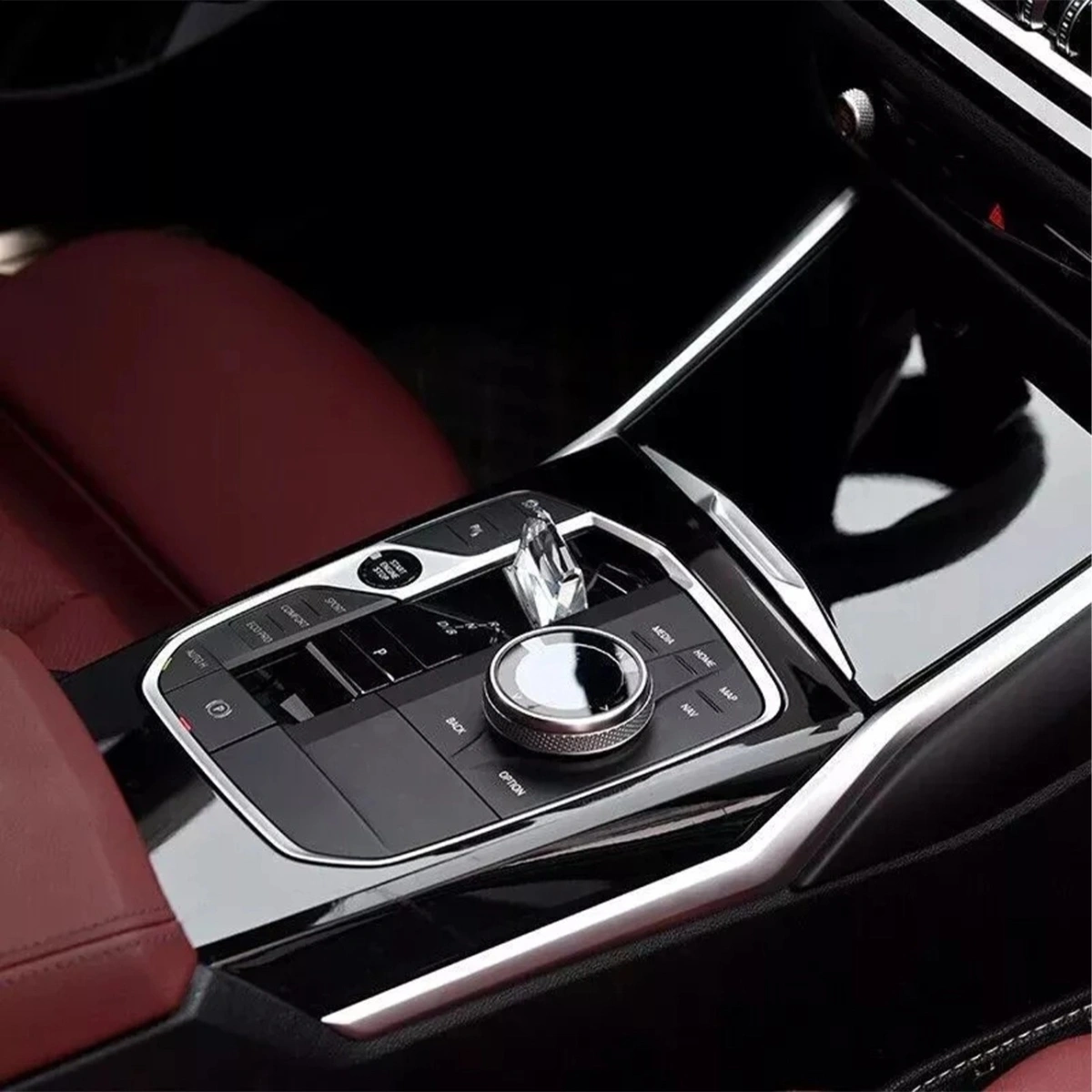 XPlagin Bmw 2-3-4 Serisi i3 i4 X3 Kristal Vites - Tuş Seti (4'lü) - Vites-Multimedya-VOL-Start/Stop