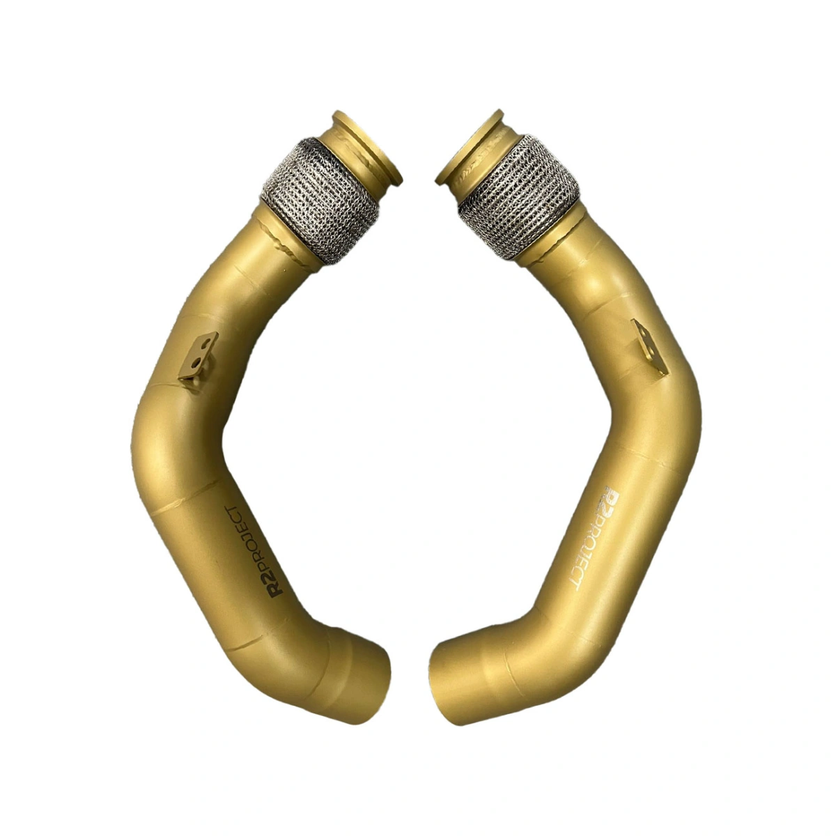 R2P Bmw M5 - M8 F90-F91-F92-F93 Secondary Downpipe - Isı Yalıtım Kaplamalı