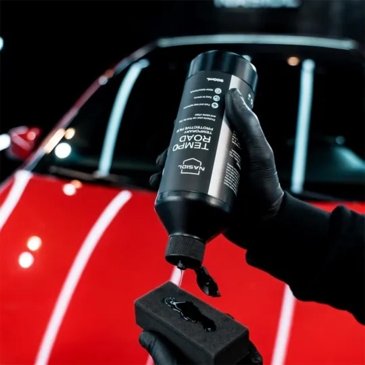 Nasiol Glasshield Clearub 505 1000g Polisaj Pasta Çizik Giderici & Temporoad 500ml Geçici Boya Koruyucu