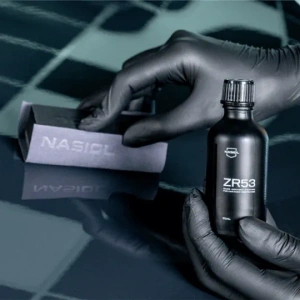Nasiol ZR53 50ml 10H Nano Seramik Kaplama-Lite 50ml Yağmur Kaydırıcı-Mikro Fiber Bez 3'lü Bakım Seti