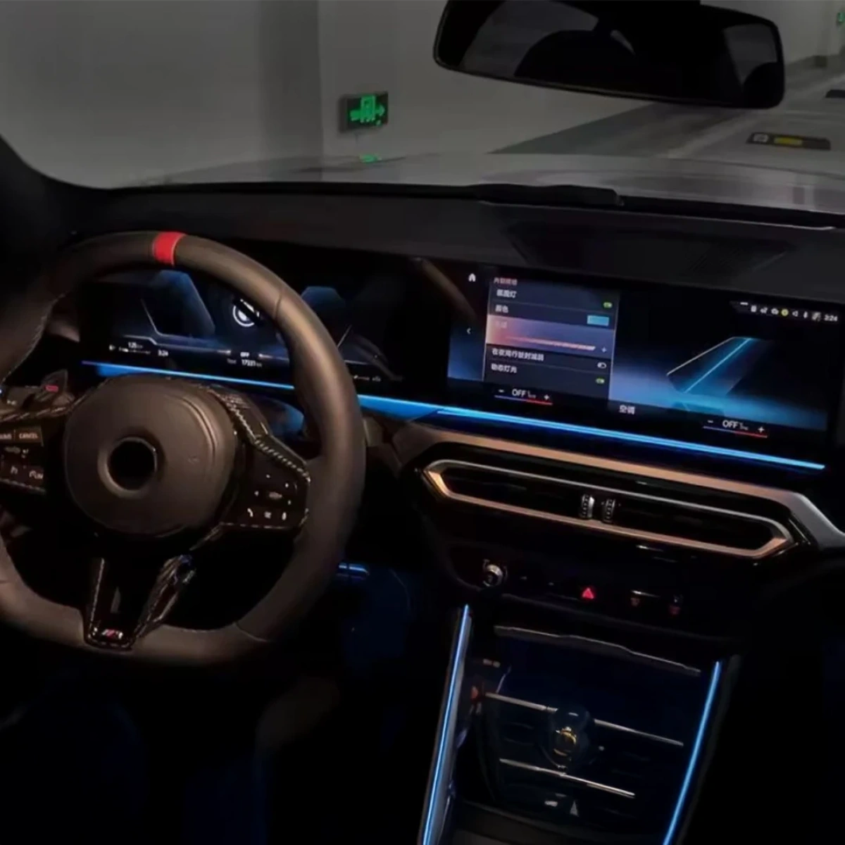 XPlagin Bmw 4, i4-M4 Serisi G20 LCI Kasa Uyumlu ID8 Ekran Altı Ambi̇yans