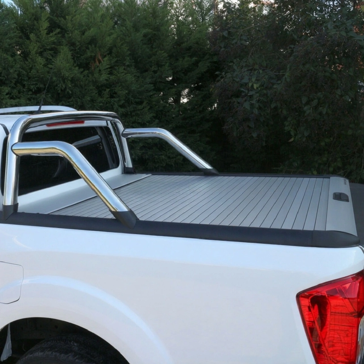 Maximus Top Rollbar Nissan NP300 Navara Çelik Rollbar Kasa Koruma (Krom)