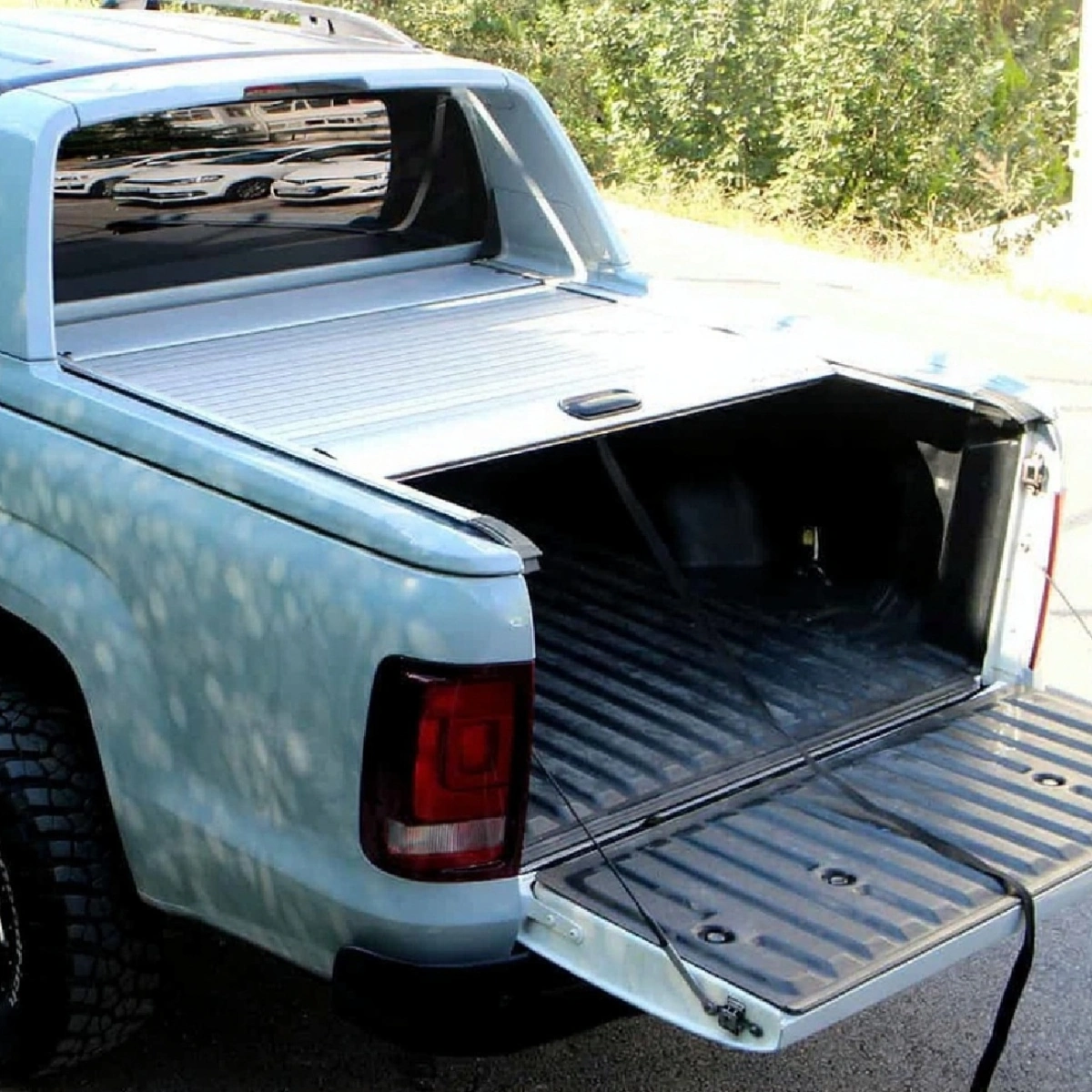 Maximus Top v1 Roller VW Amarok Aventura Sürgülü Kasa Kapağı (Gri) - Tonneau Cover