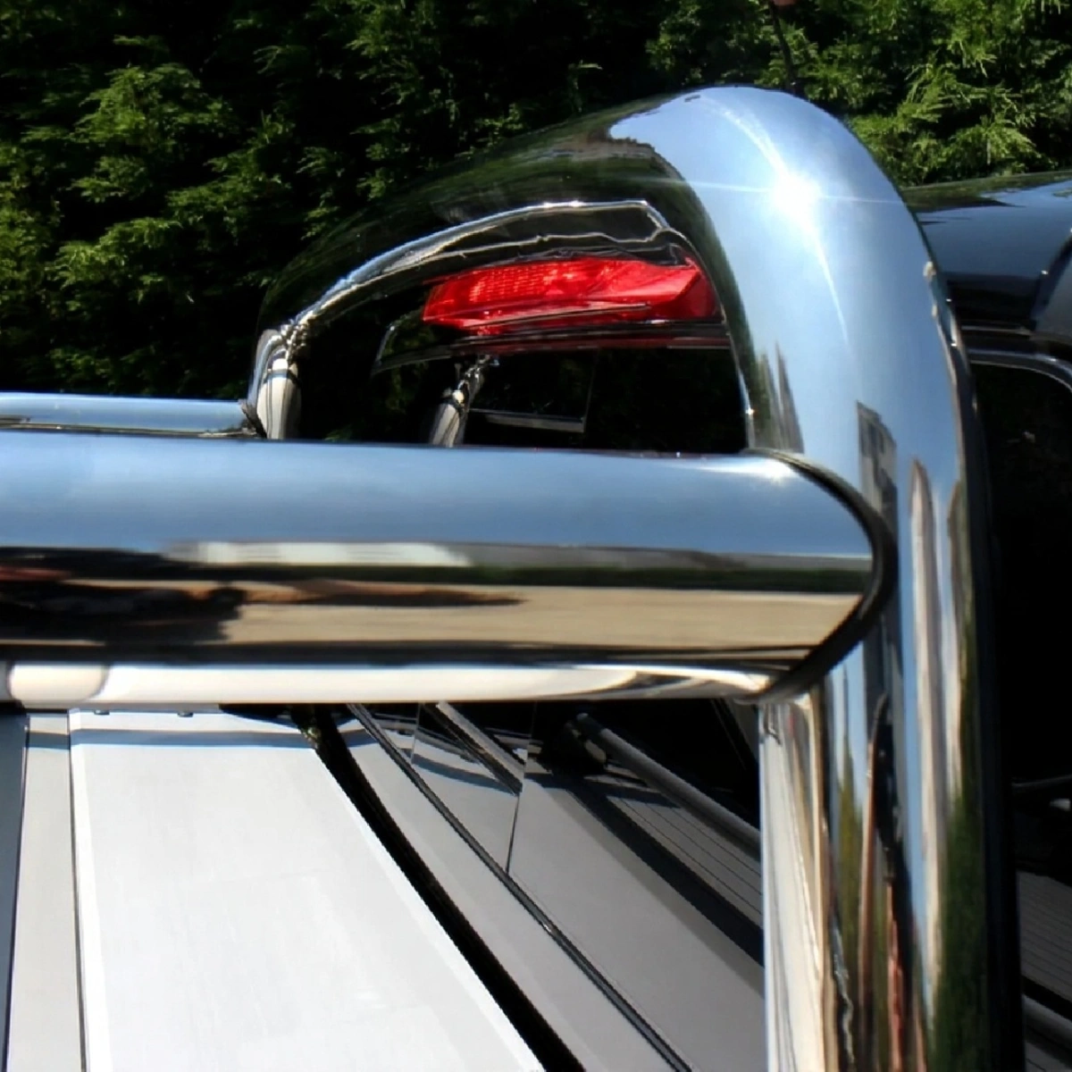 Maximus Top Rollbar Nissan NP300 Navara Çelik Rollbar Kasa Koruma (Krom)
