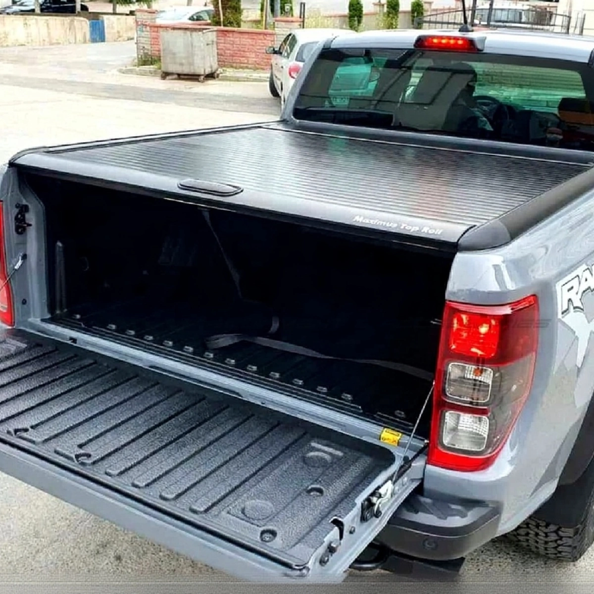 Maximus Top v1 Roller Ford Ranger XLT Sürgülü Kasa Kapağı (Siyah) - Tonneau Cover