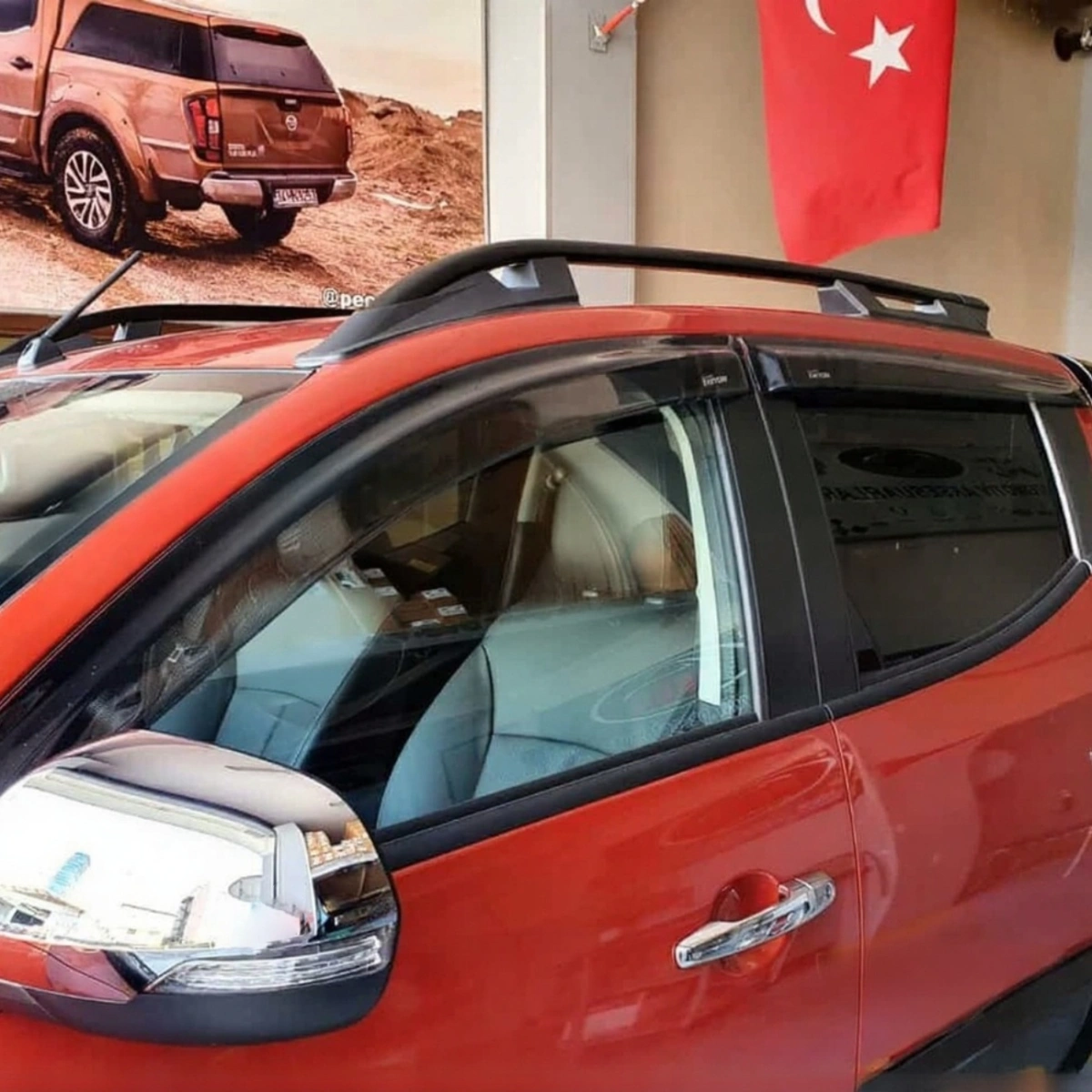 RBS Yan Cam Rüzgarlığı - Vent Visor Yağmur ve Rüzgar Koruma Mitsubishi L200