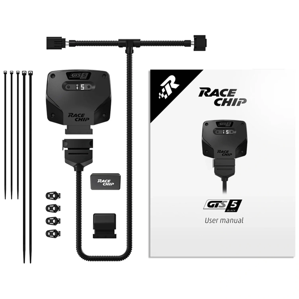 RaceChip Volkswagen Golf 8 GTI FaceLift 2.0 TSI 265 PS GTS 5 Black APP Bleutooth +53 PS +80 NM Tork Chip Tuning