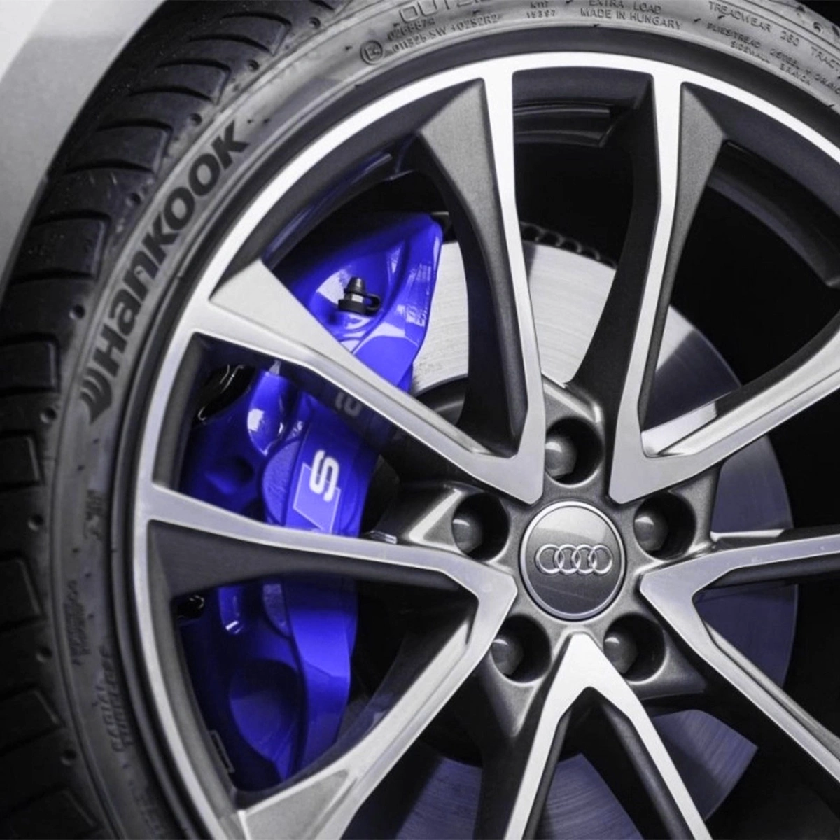 Akebono Audi S / RS Serisi Akebono 6 Pot Fren Takımı – 374x36mm - Mavi
