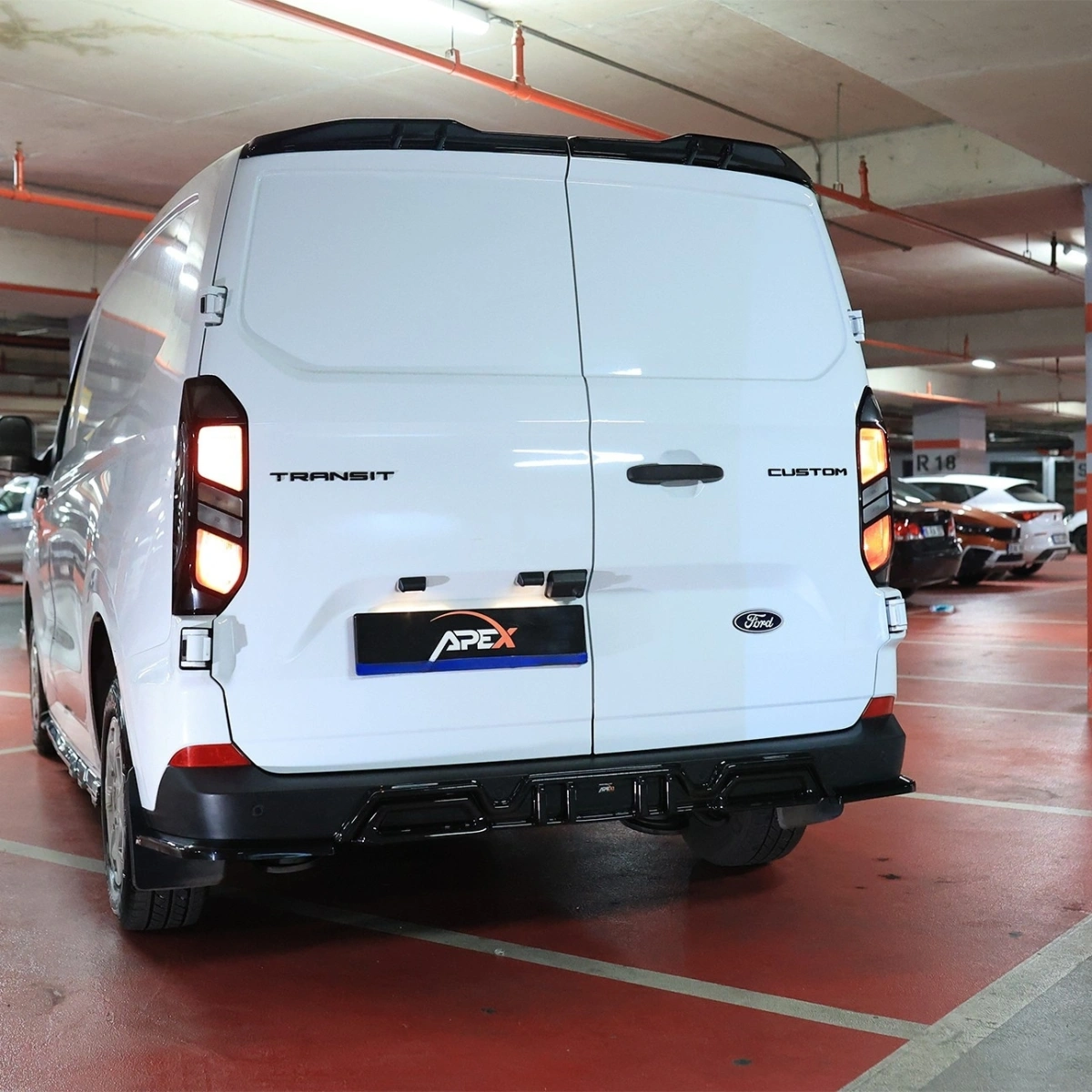 Apex Aero Design - Ford Transit Custom Mk2 (2023+) - Arka Tampon Eki - Rear Valance