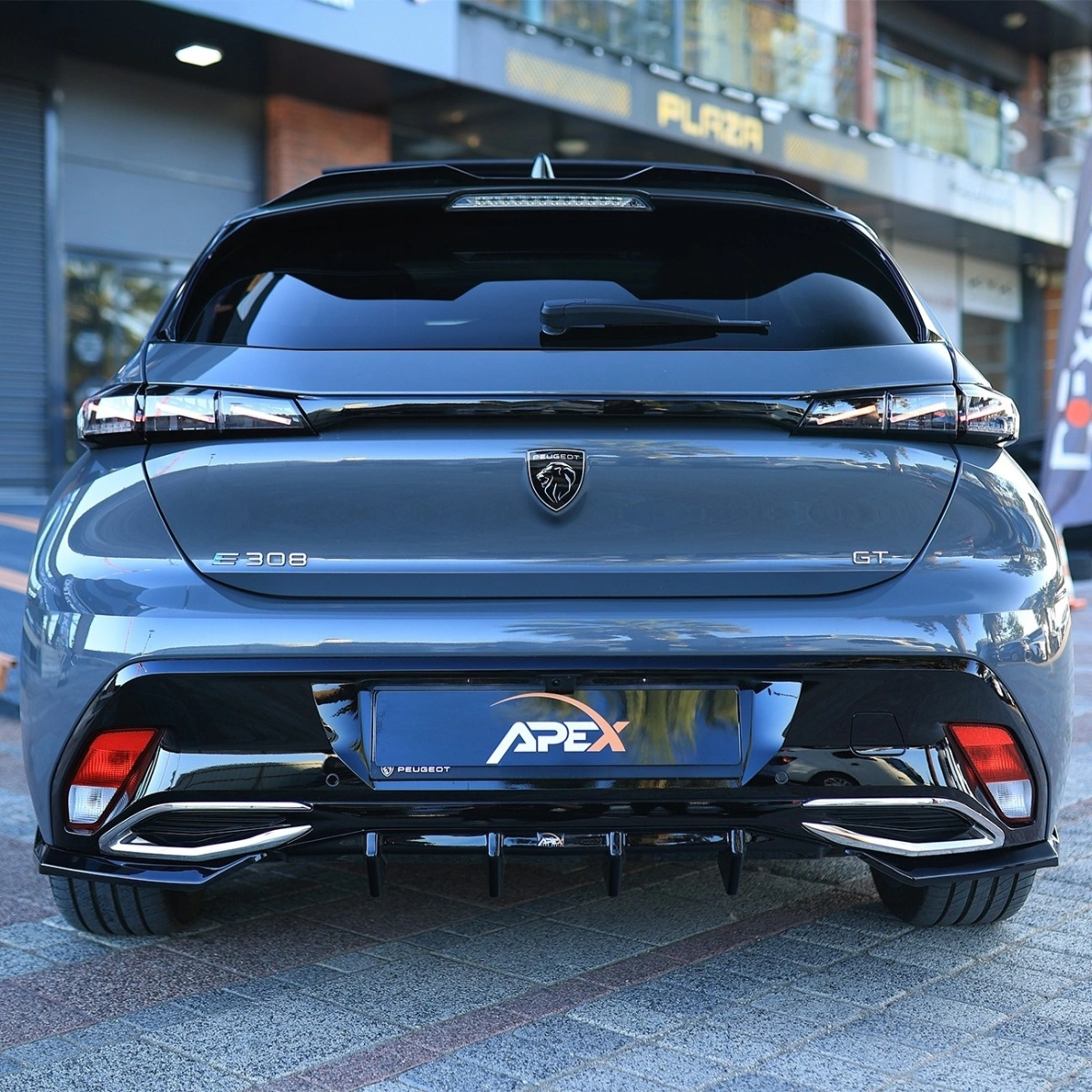 Apex Aero Design - Peugeot 308 GT Mk3 Hatchback (2021+) - Arka Tampon Eki - Rear Valance