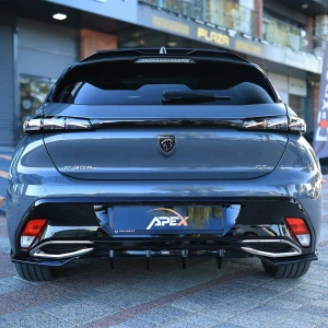 Apex Aero Design - Peugeot 308 GT Mk3 Hatchback (2021+) - Arka Tampon Eki - Rear Valance
