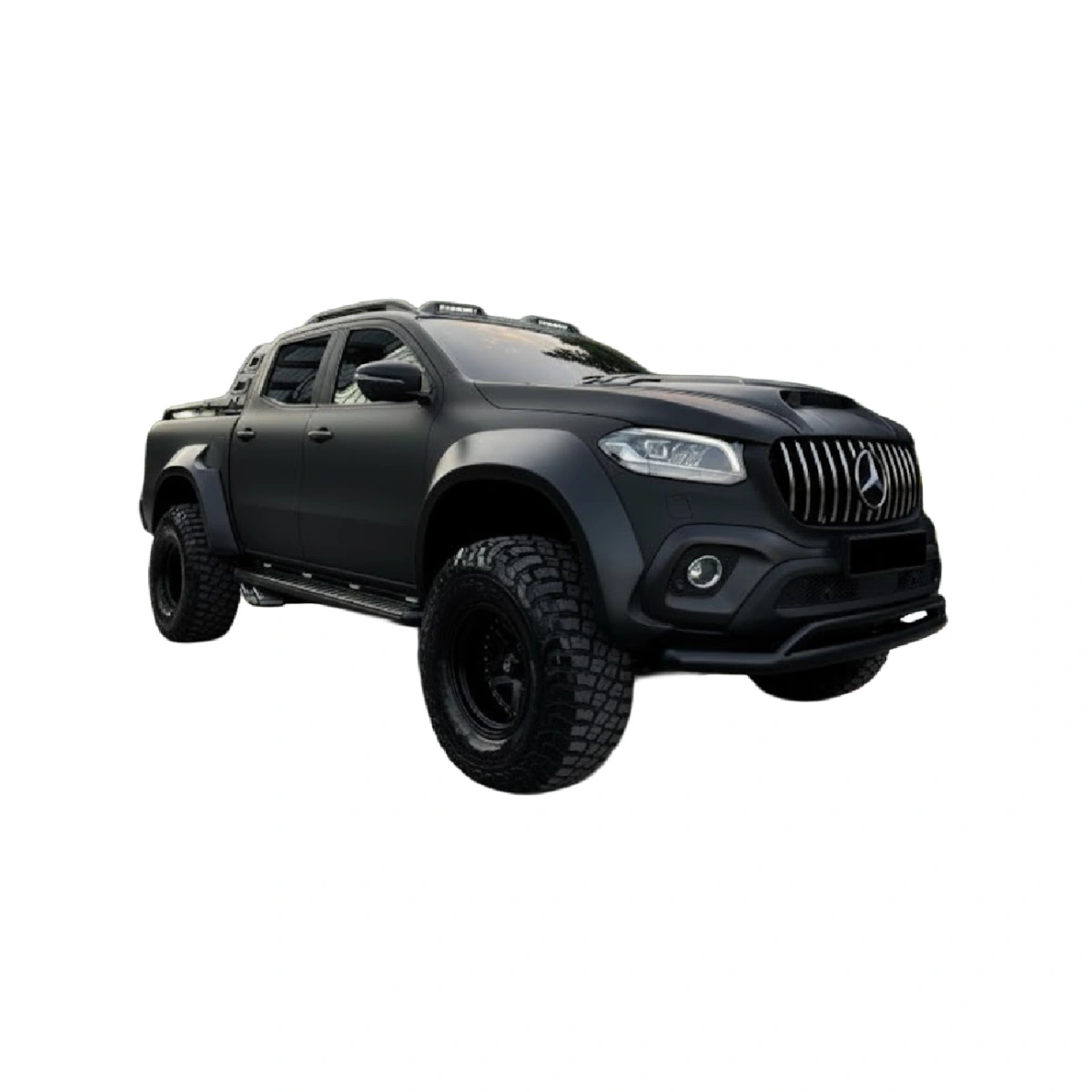 Apex Aero Design - Mercedes X Class W470 (2017+) - Dodik - Jumbo Çamurluk Kaplaması 4 Parça - Fender Flares