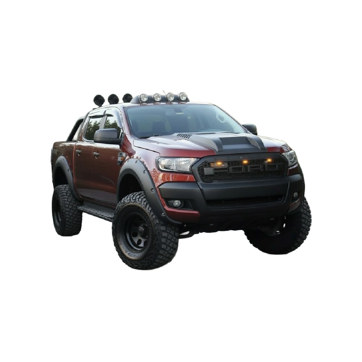 Apex Aero Design - Ford Ranger T6-T7-T8 (2012-2022) - Dodik - Çamurluk Kaplaması 4 Parça - Fender Flares