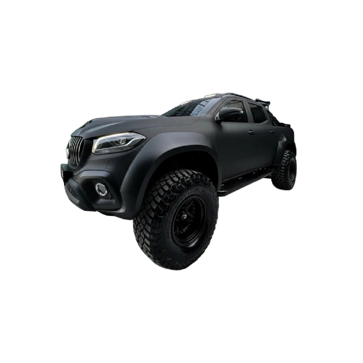 Apex Aero Design - Mercedes X Class W470 (2017+) - Dodik - Jumbo Çamurluk Kaplaması 4 Parça - Fender Flares