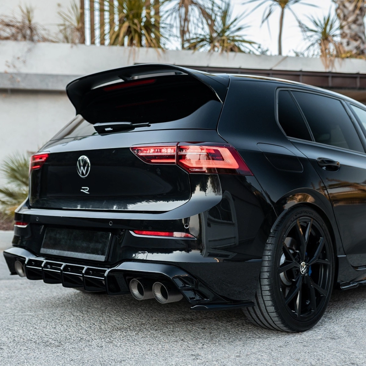 Apex Aero Design - Volkswagen Golf Mk8 R (2020-2024) - Arka Tampon Eki - Rear Valance