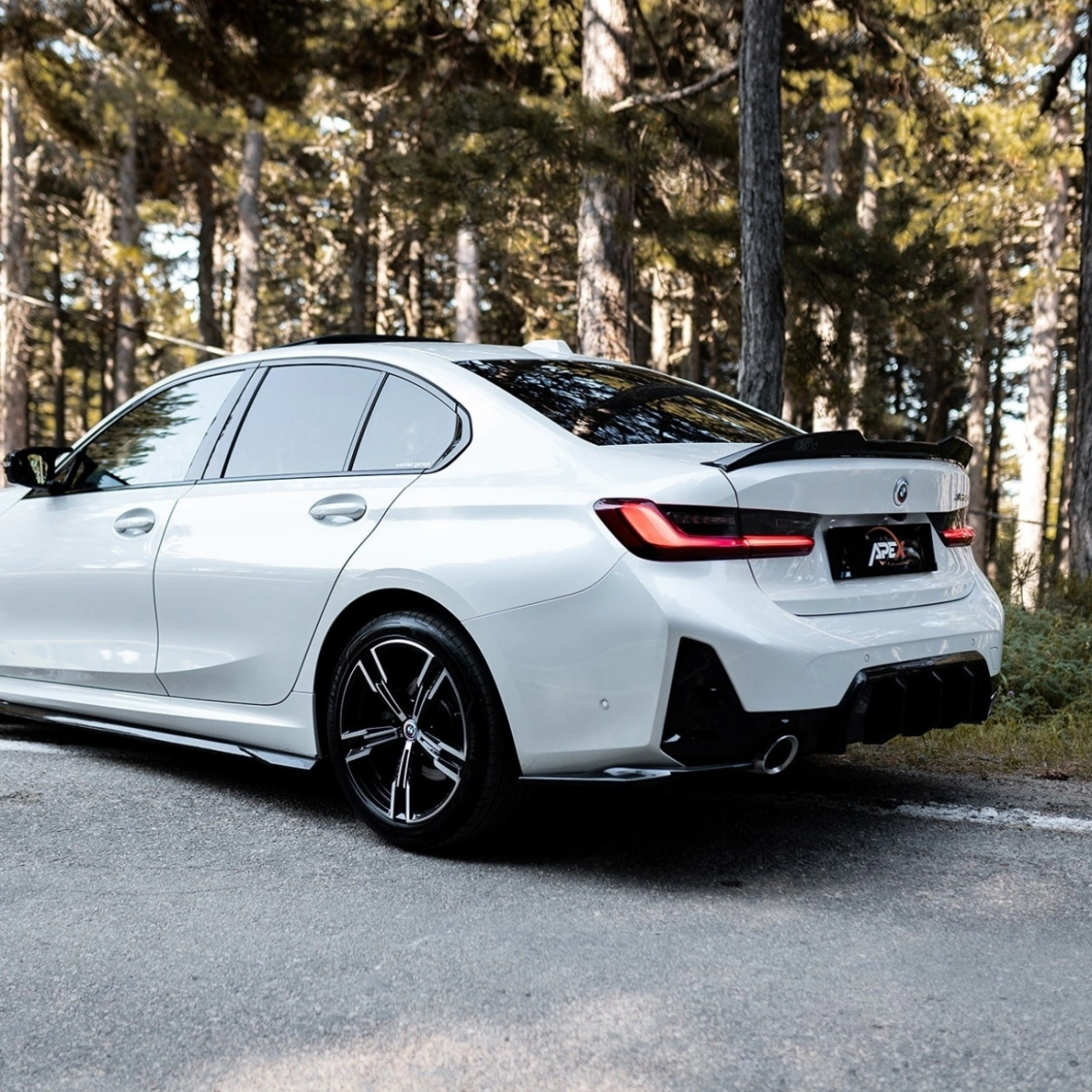 Apex Aero Design - Bmw 3 Series M-Pack G20-G21 Facelift (2022+) - Arka Tampon Eki - Rear Valance