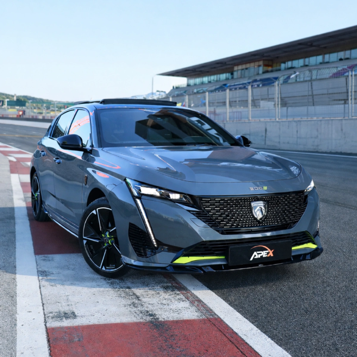 Apex Aero Design - Peugeot 308 GT Mk3 Hatchback & SW (2021+) - Ön Lip - Front Splitter