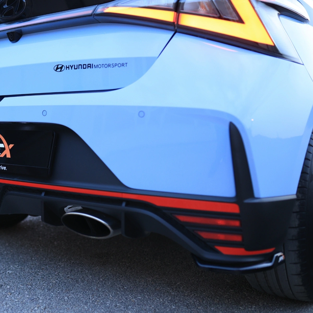 Apex Aero Design - Hyundai i20N (2020-2024) - Arka Yan Splitter - Rear Side Splitter