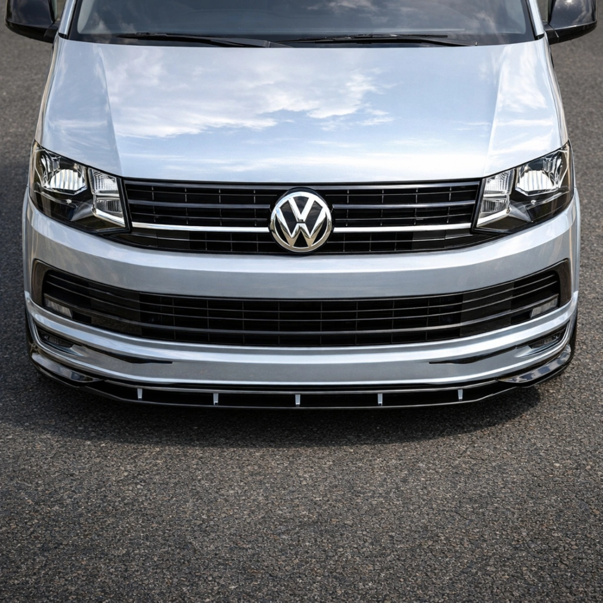 Apex Aero Design - Volkswagen Transporter T6 (2015-2019) - Ön Lip 2 Parça - Front Splitter
