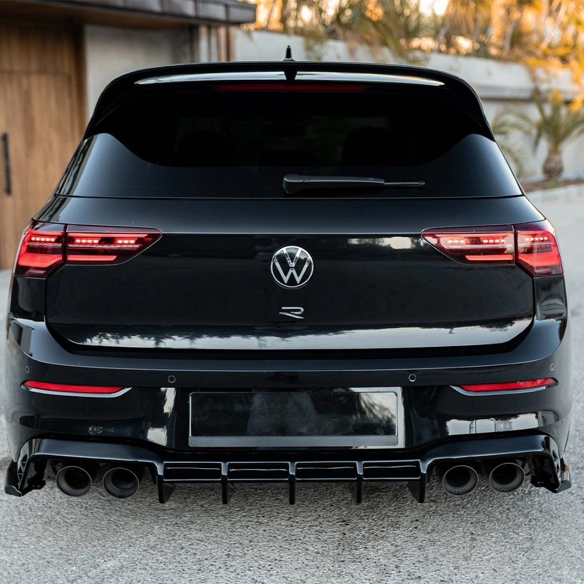 Apex Aero Design - Volkswagen Golf Mk8 R (2020-2024) - Arka Tampon Eki - Rear Valance