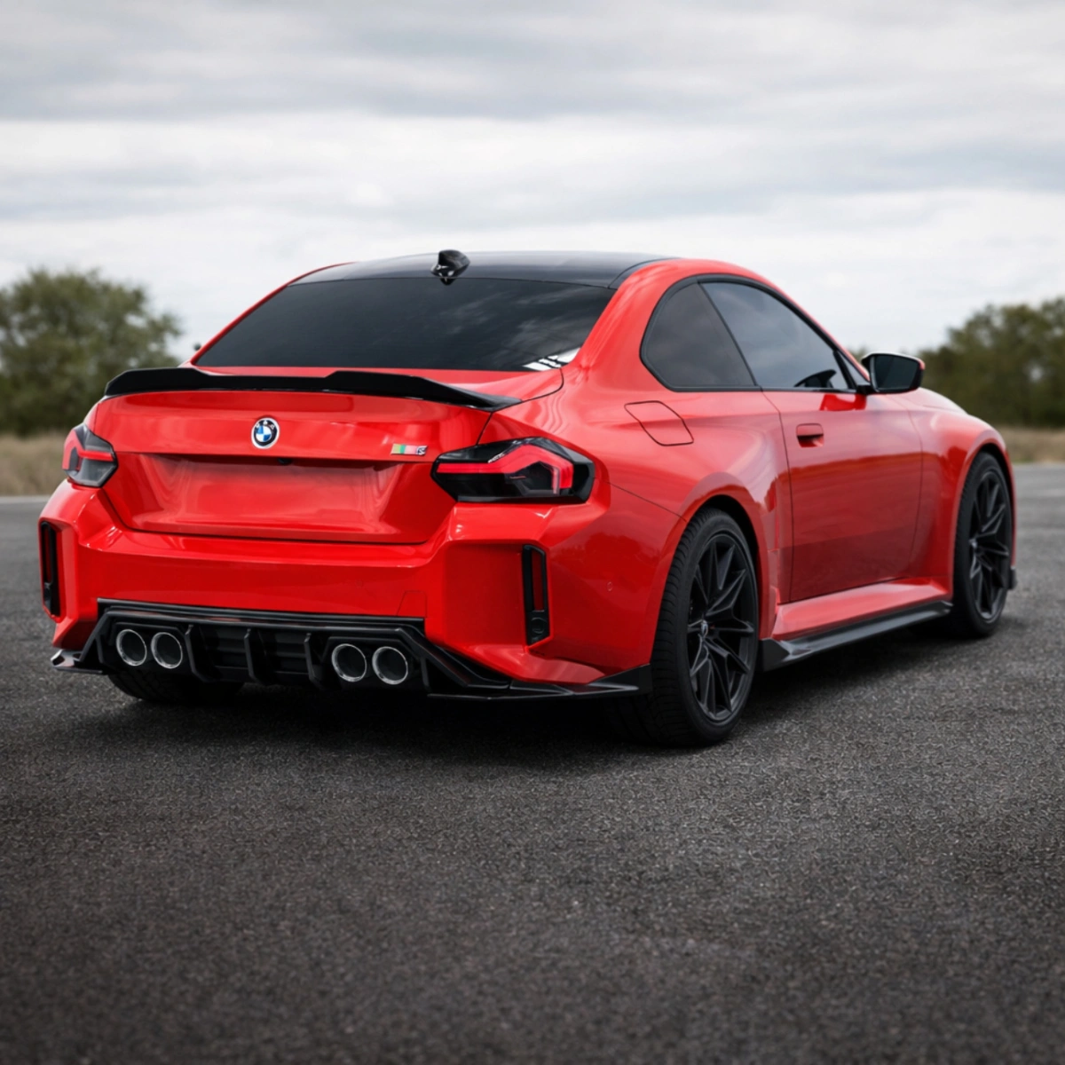 Apex Aero Design - Bmw M2 G87 (2023+) - Arka Yan Splitter 2 Parça - Rear Side Splitter