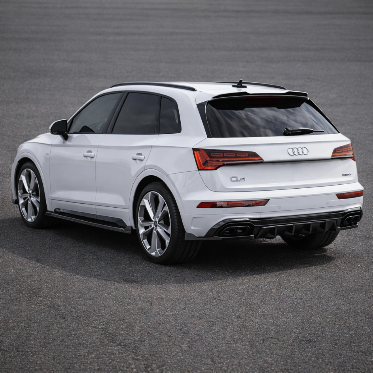 Apex Aero Design - Audi SQ5 - Q5 S-Line Mk2 Facelift (2020-2024) - Arka Yan Splitter 2 Parça - Rear Side Splitter