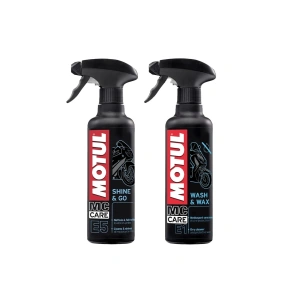 Motul MC Care Susuz Temizleme & Parlatma Seti - 2x400 mL