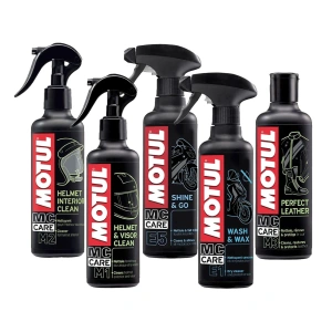 Motul MC Care Motosiklet & Kask Bakım Seti - 5'li Paket