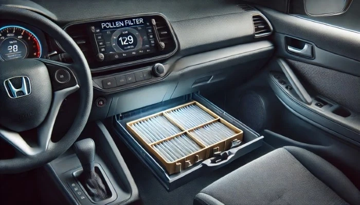 Honda Civic Polen Filtresi Nerede?