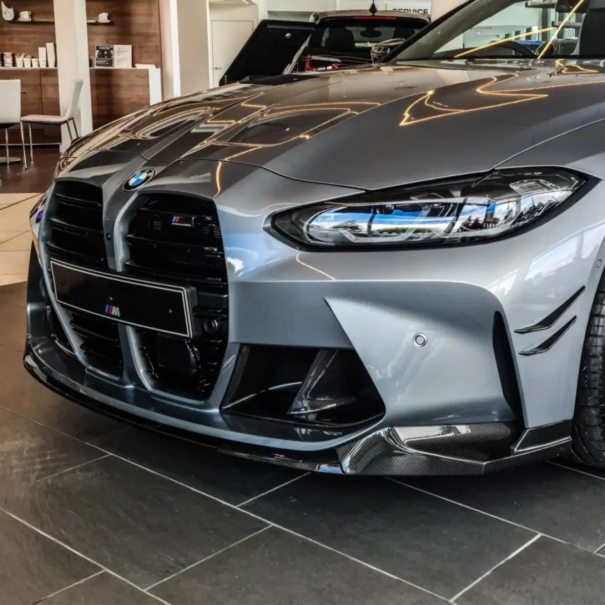 Bmw 51192475168 G80-G81 M Performance Karbon Ön Lip Kiti