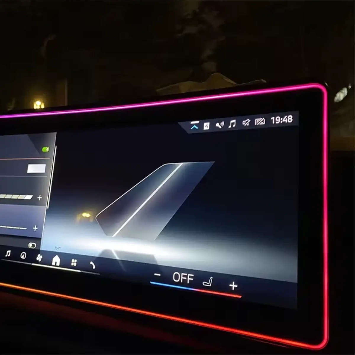 XPlagin Bmw 3-4, i3-i4 Serisi LCI Kasa Uyumlu ID8 Ekran Çerçeve Ambi̇yans