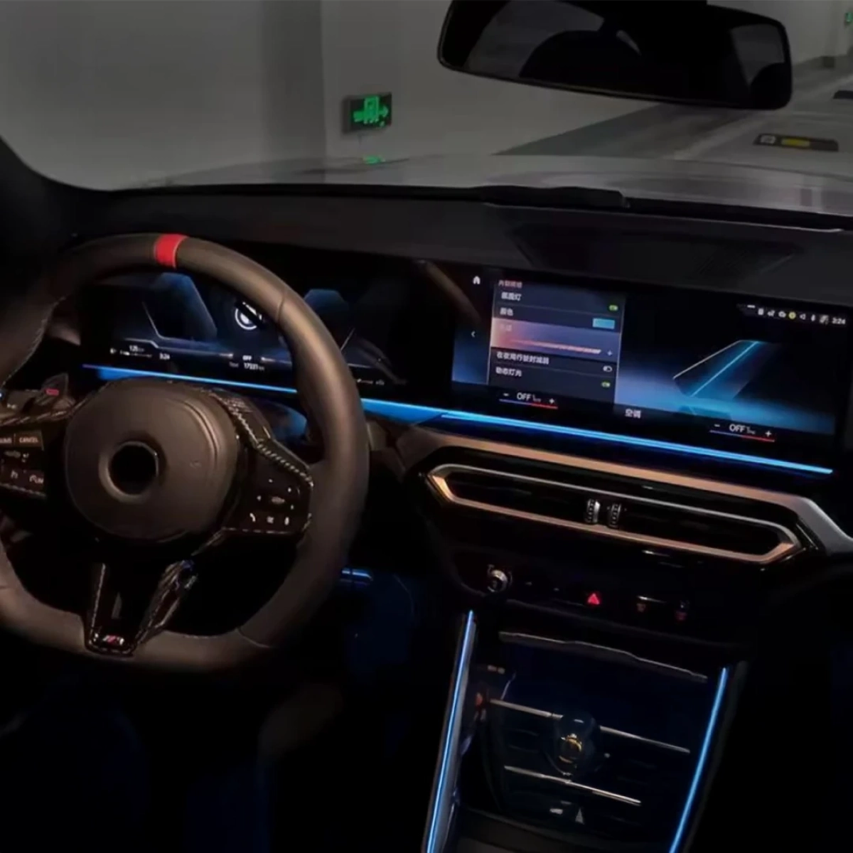 XPlagin Bmw 3, i3-M3 Serisi G20 LCI Kasa Uyumlu ID8 Ekran Altı Ambi̇yans