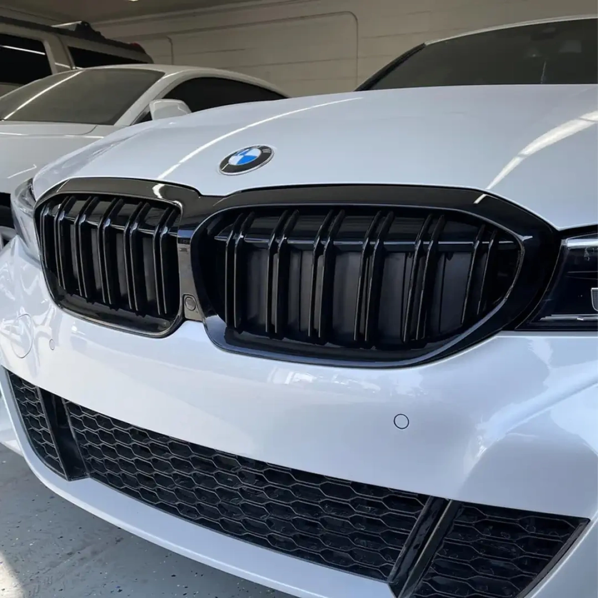 Bmw G20 Makyajsız Double Slat Piano Black Panjur Böbrek